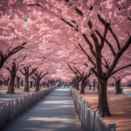 Japan donates 250 new cherry trees to D.C. to replace those removed for repairs.