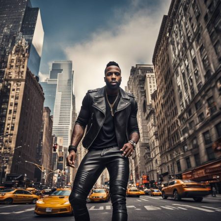 Jason Derulo Completes 1-Mile Run Through New York City While Stylishly Sporting Leather Pants