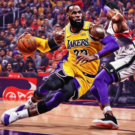 LeBron James of the Lakers Suggests NBA Career is Winding Down as He Scores 40 Points against the Nets