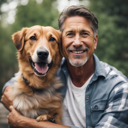 Man from San Diego is finally reunited with his dog who had been missing since the summer, in Michigan