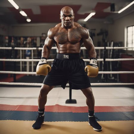 Mike Tyson shows training session in preparation for Jake Paul