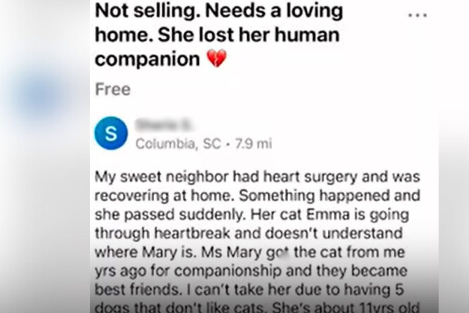 nextdoor post