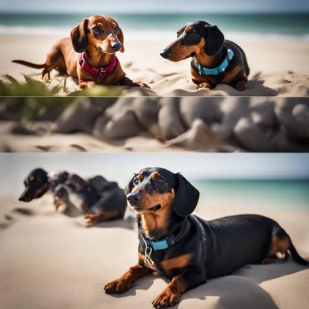 Perth Beach Incident: Two Dachshunds Attack, Resulting in Fatal Shooting of Dog