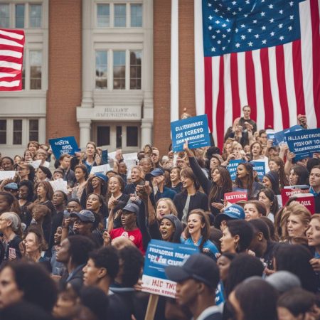 Protesters at Hillary Clinton's alma mater present a list of demands to the former First Lady