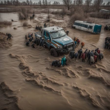 Rare protest by Russians following dam burst and flooding near Kazakh border