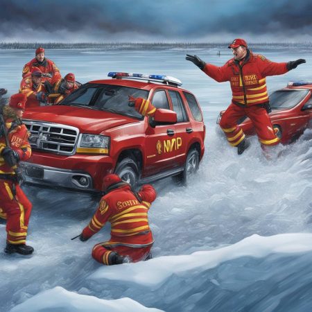 RCMP saves individuals stuck on Lake Winnipeg when SUV crashes through ice