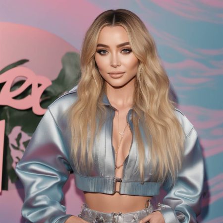 Sabrina Carpenter Brings 90s Style to Kim Kardashian's SKIMS Launch Event