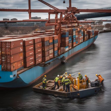 Salvage Crews Start Removing Containers from Ship that Collapsed at Baltimore's Key Bridge