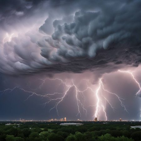 Severe Thunderstorms Bring Large Hail and Tornado Threat to Dallas-Fort Worth Area