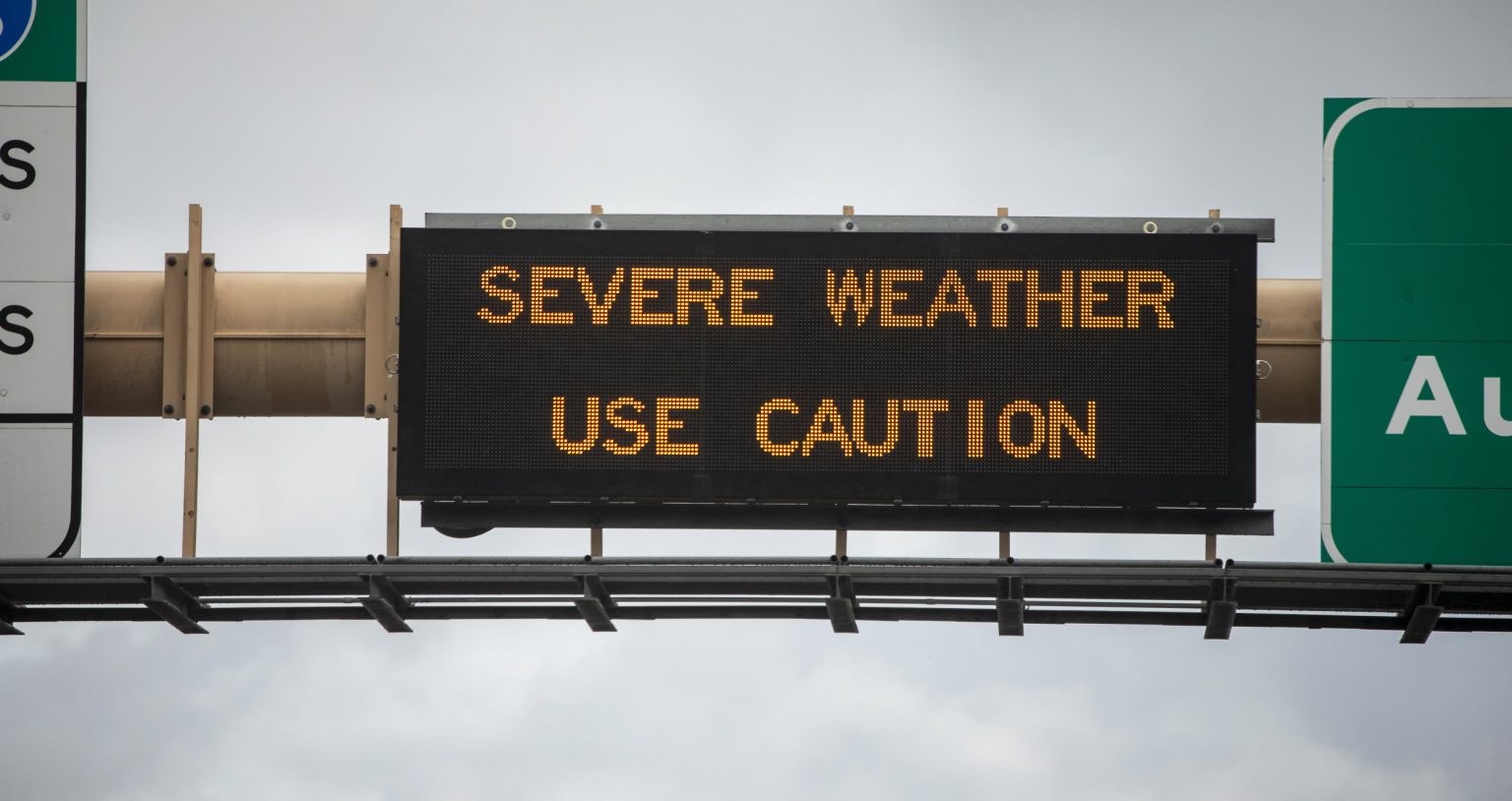 severe weather caution