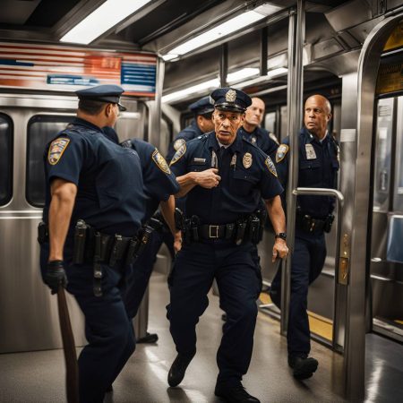 Sharp-eyed NYPD officers arrest agitated subway passenger with machete