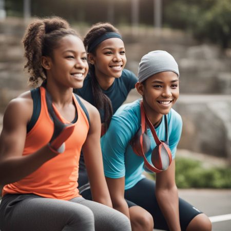 Some youths experience improved health outcomes through exercise habits.