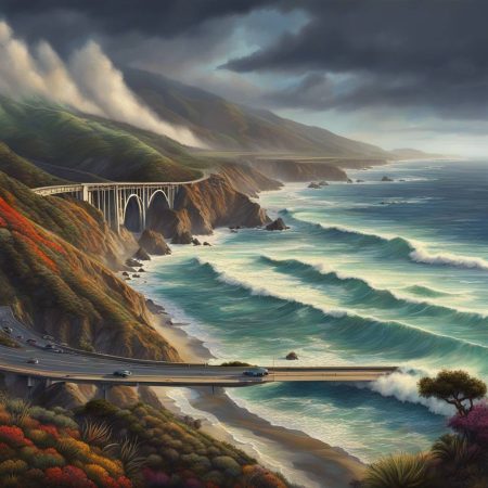 Storm causes collapse of section of California's beautiful Highway 1