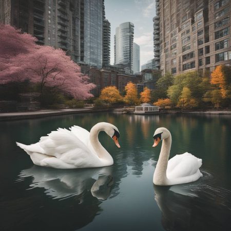 Swan mates' enchanting reunion in Toronto captures hearts online