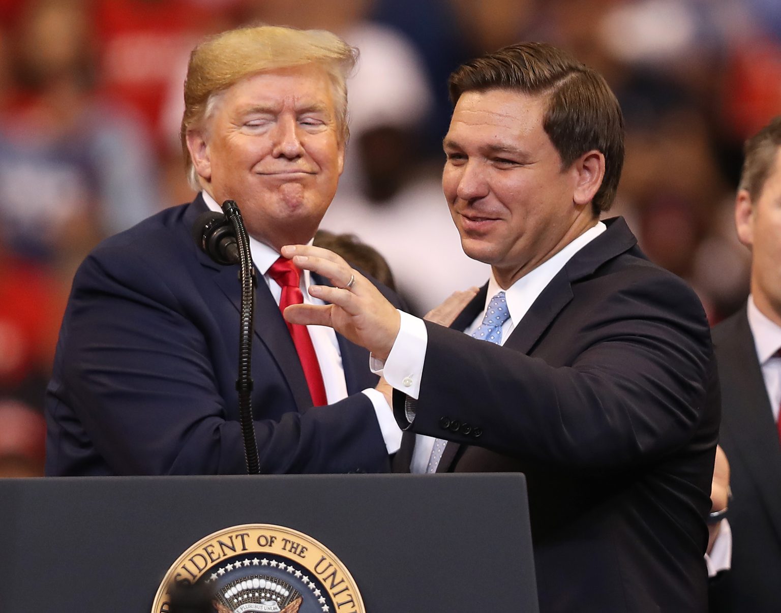 trump desantis meeting