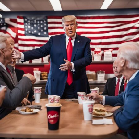 Trump interacts with ordinary Americans at Chick-fil-A while Biden socializes with the Clintons and billionaires in DC