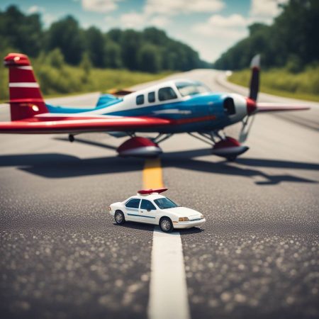 Two vehicles clipped as small plane makes emergency landing on North Carolina highway