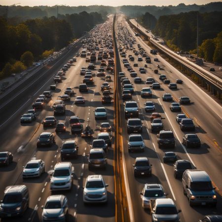 US highways congested as eclipse viewers return from witnessing rare event