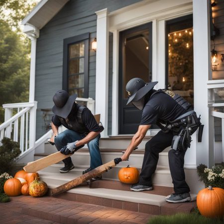 Video shows bat-wielding homeowner catching porch pirate by setting trap