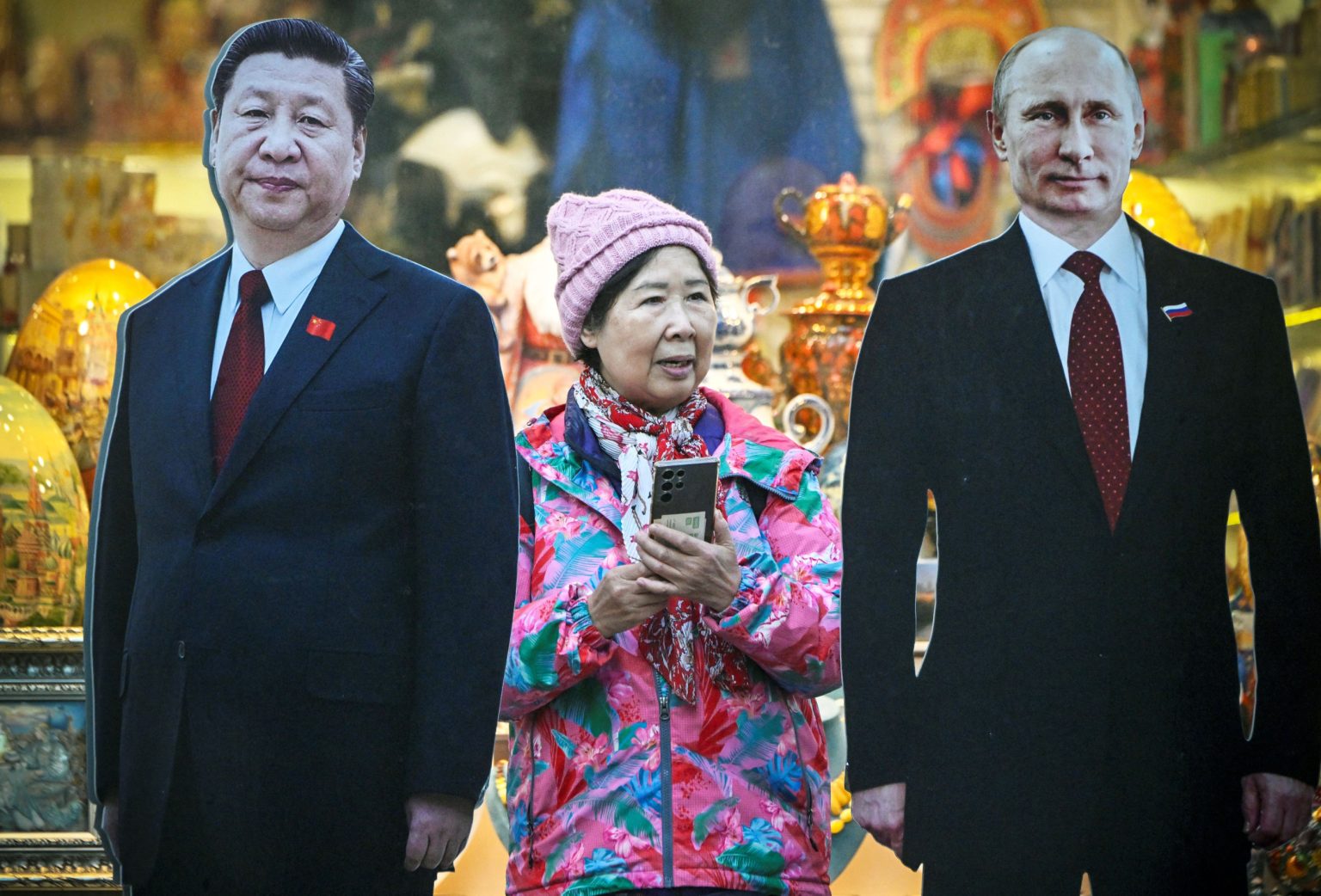 vladimir putin xi jinping cutouts moscow