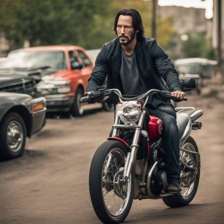 While filming his new movie, Keanu Reeves suffered a non-life-threatening injury and broke his kneecap.