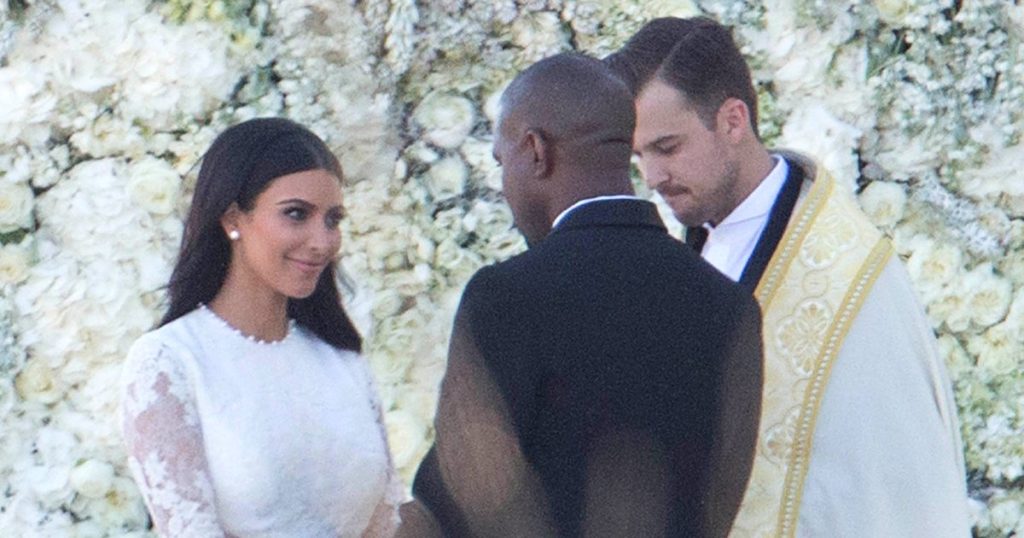 A Look Back at Kim Kardashian and Kanye Wests Wedding 10 Years Later 01