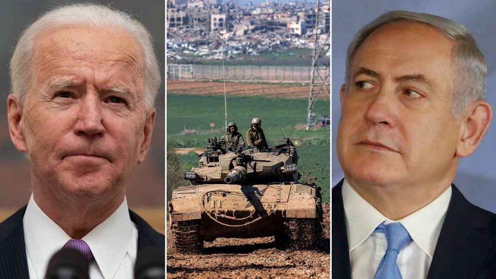 Biden IDF Netanyahu Split Photo 2