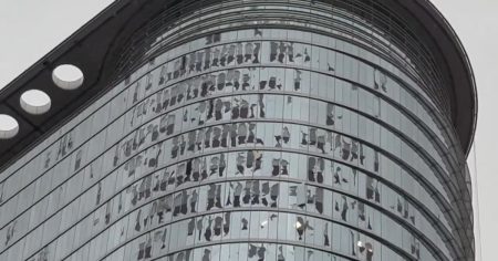 CLEARED Videos of torn wall broken windows on skyscrapers in Houston TX May 16 r0zrni