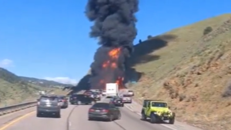 Colorado I 70 fire 1