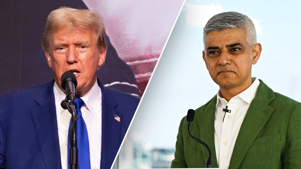 Donald Trump Sadiq Khan