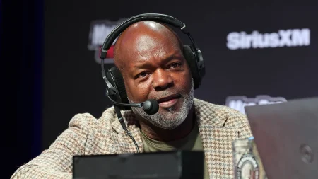 Emmitt Smith radio row