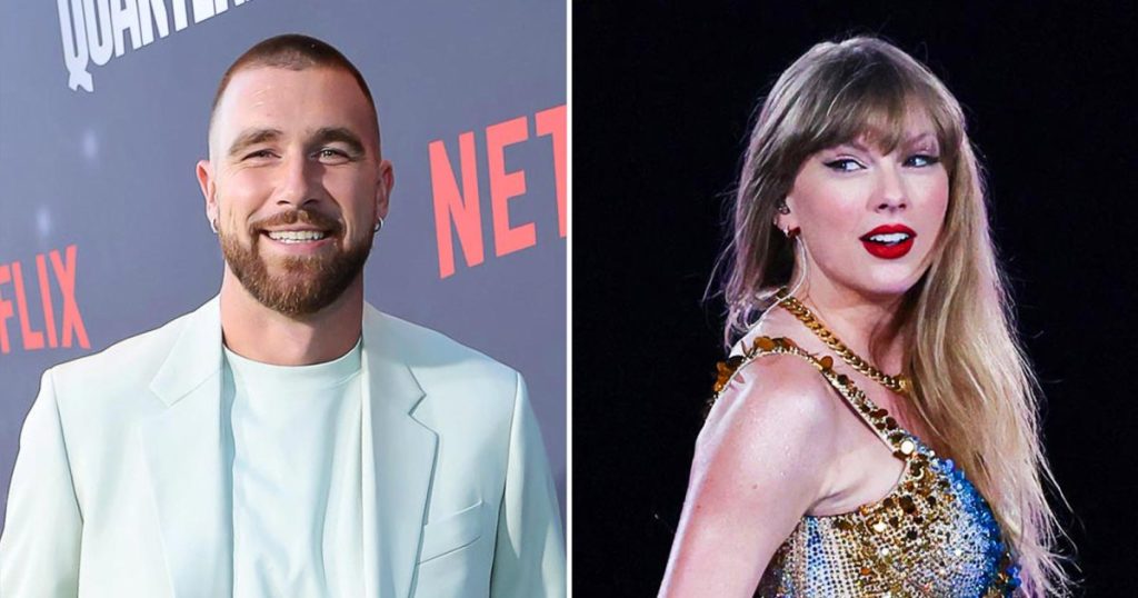 Every Time Travis Kelce Supported Taylor Swift at Her Eras Tour Concerts 572