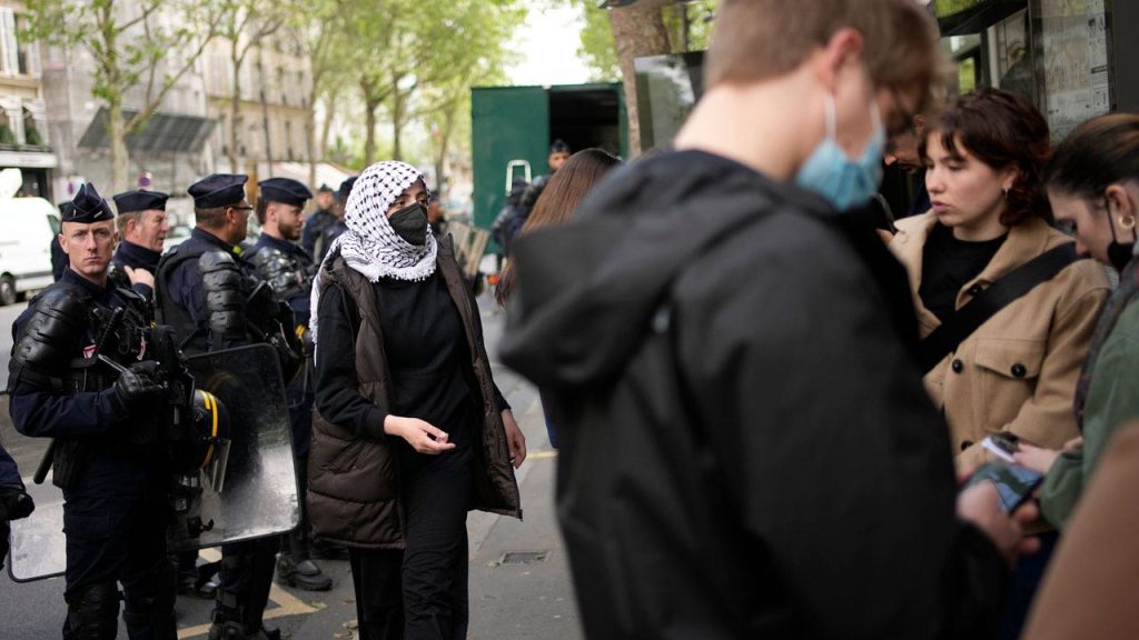 France Israel Palestinians Campus Protests