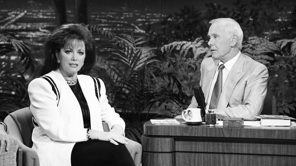 Getty JackieCollins JohnnyCarson