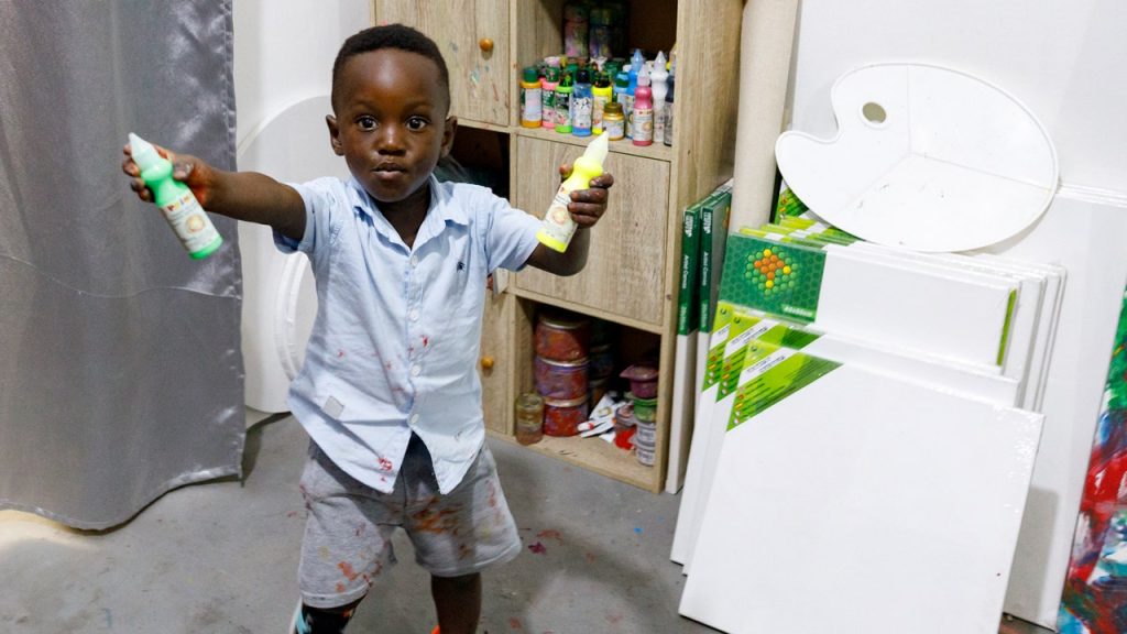 Ghana Toddler Artist