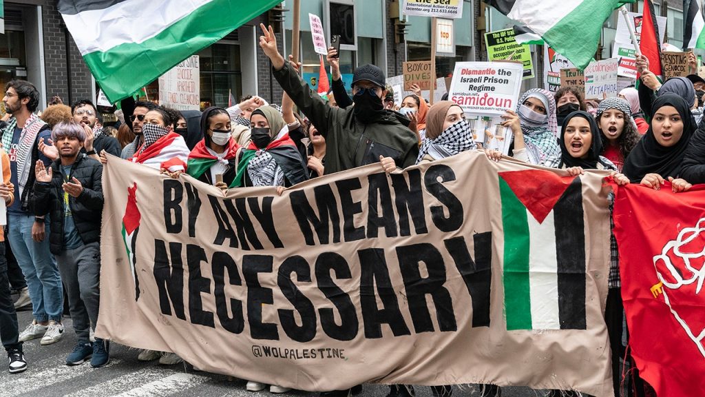 PALESTINIAN PROTESTS NEW YORK