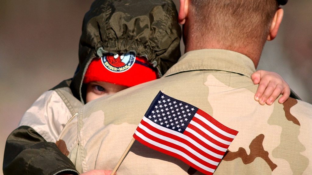 Soldier kid GettyImages 56539138