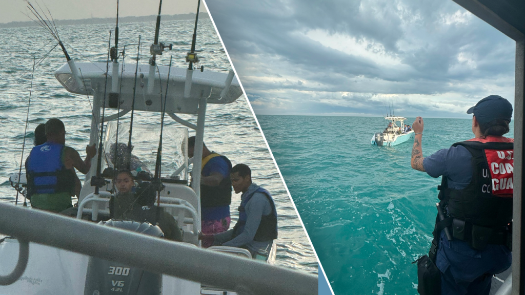 U.S. Coast Guard rescues family off coast of Florida