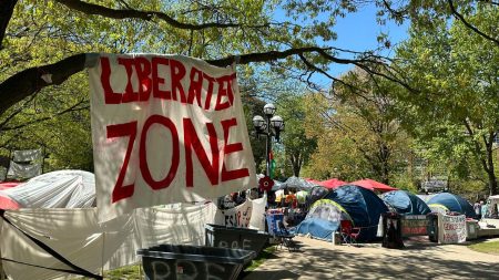 US Campus Protests Commencement