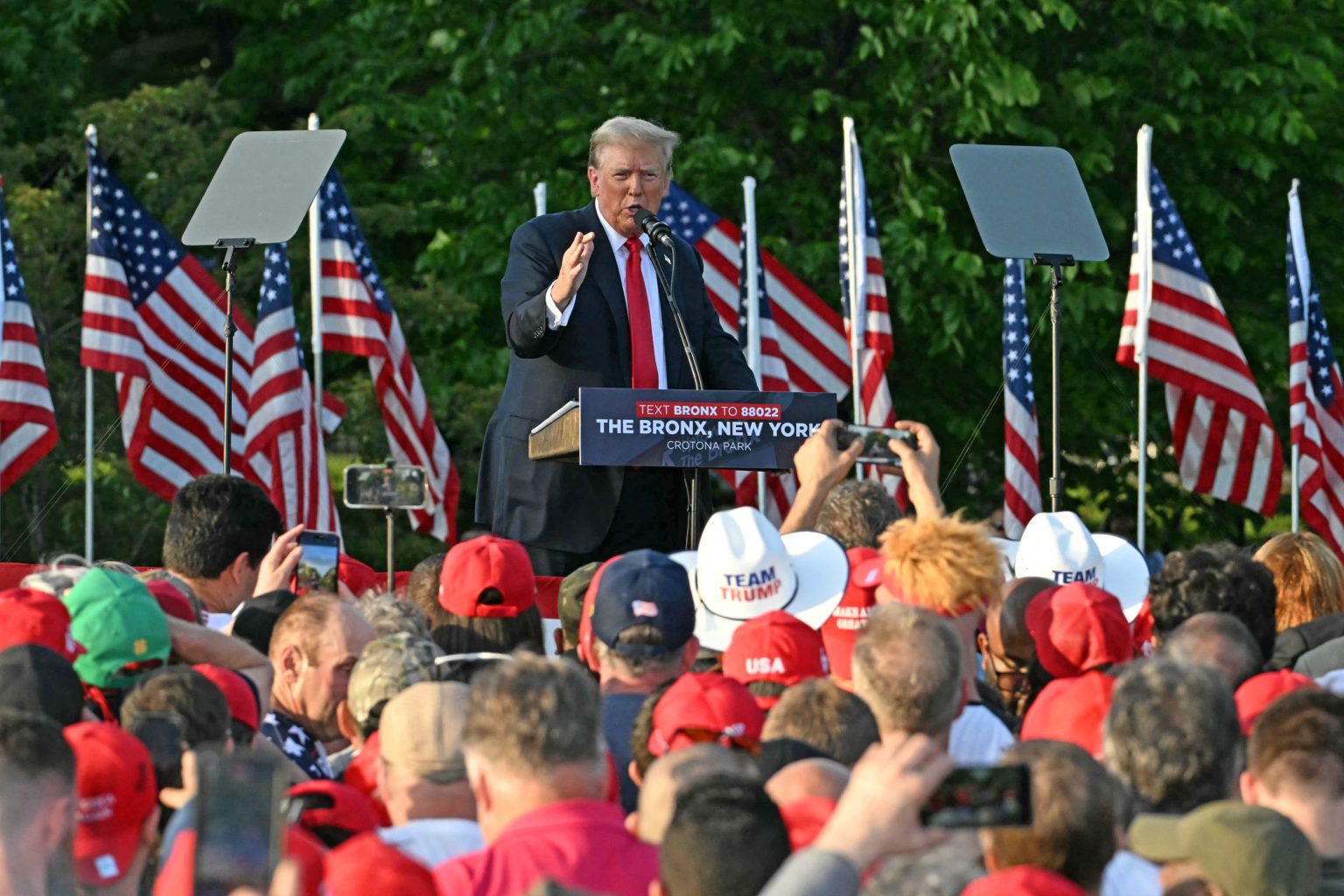 donald trump bronx rally