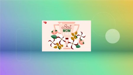 doordash mothers day promo card