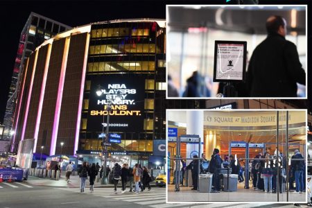 general view madison square garden 81529884