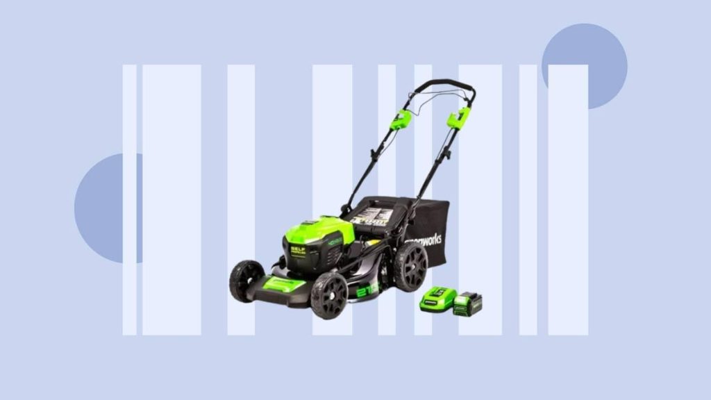 greenworks 40 volt 21 inch walk behind lawn mower