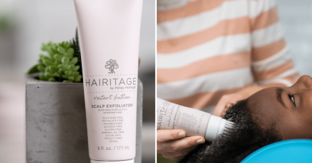 hairitage restart button scalp exfoliator