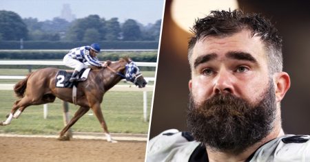 jason kelce apologizes kentucky derby horse 2x1 zz 240510 986082