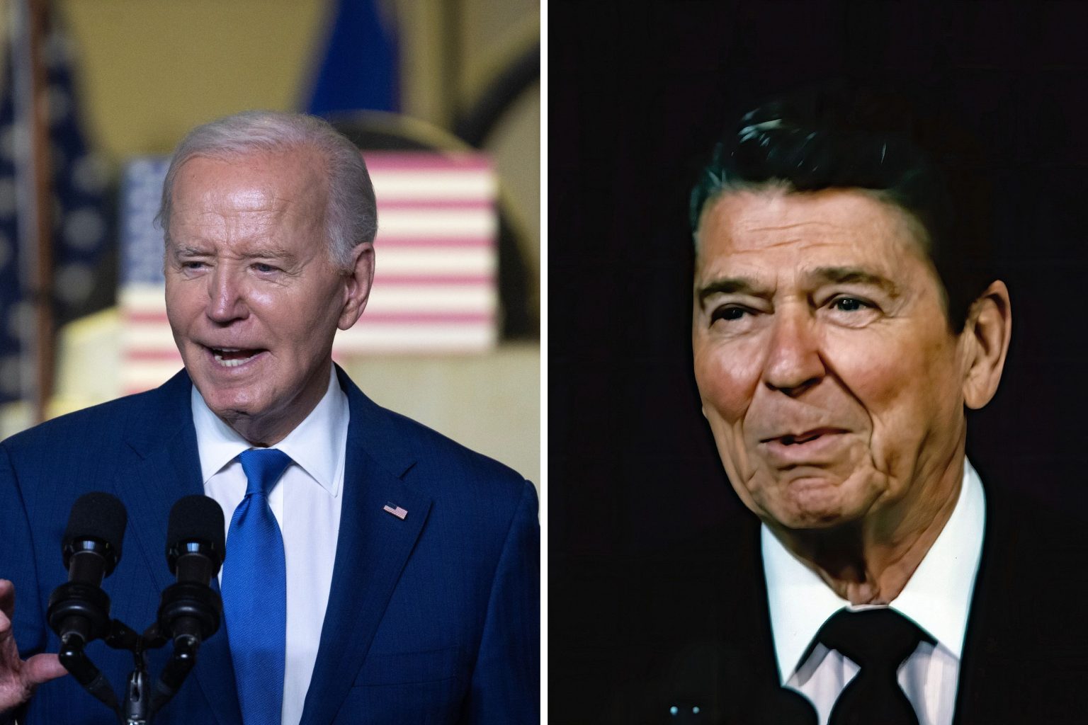 joe biden ronald regan