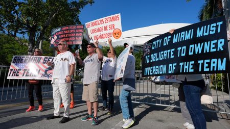 marlins protest