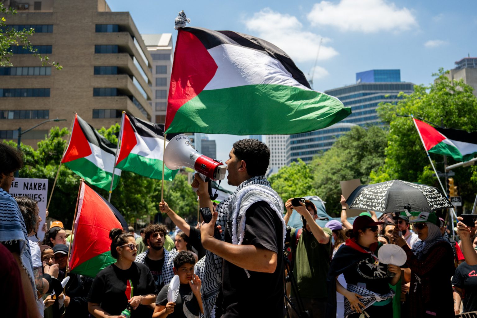 pro palestine protest austin texas may 2024