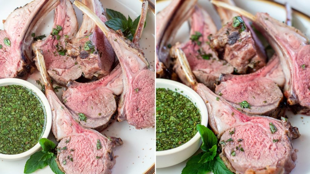 rack of lamb recipe split