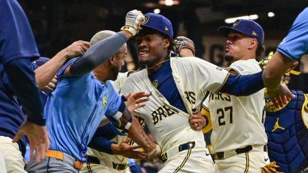 rays brewers brawl